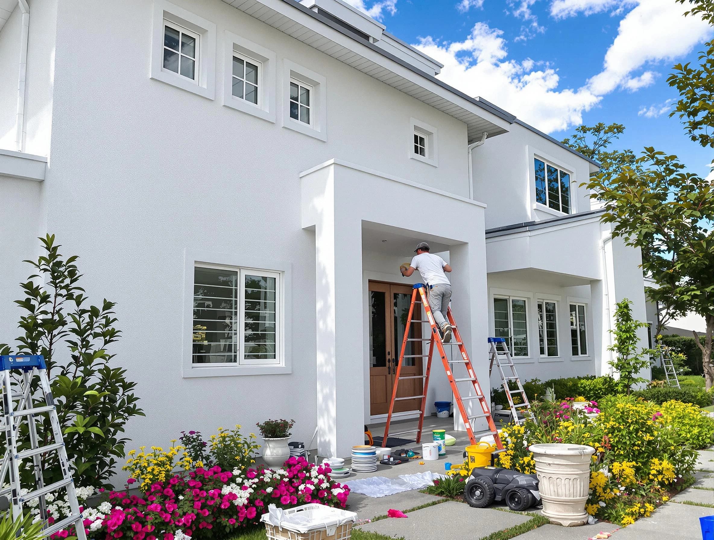 Cave Creek House Painters team delivering a fresh exterior coat in Cave Creek, AZ